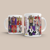 WWE Wrestling Superstars Dream Team 3D Doodle Art - 11oz Ceramic Mug